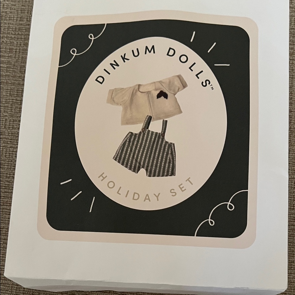 Dinkum Dolls Holiday Set - Cardigan and Romper